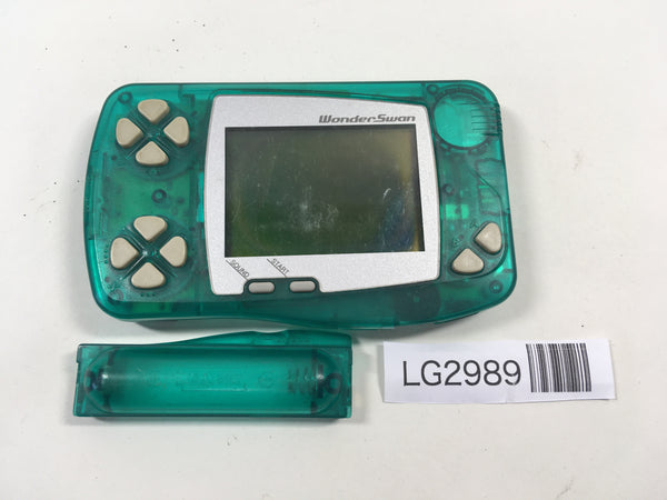 LG2989 Not Working Wonder Swan Skeleton Green Bandai Console Japan