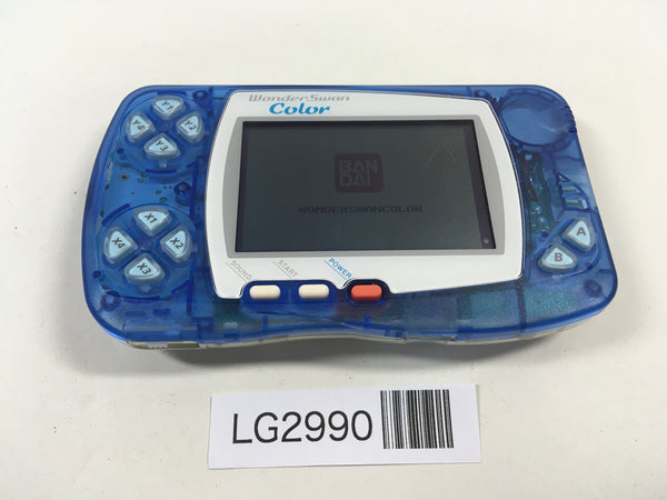 LG2990 PlzReadItemCondi Wonder Swan Color Crystal Blue Bandai Console Japan