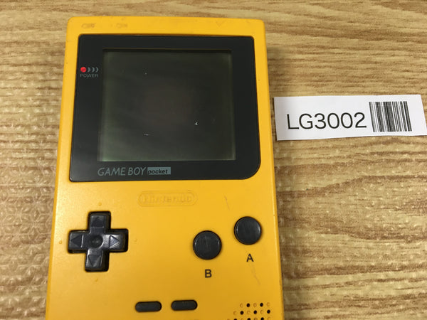 LG3002 Plz Read Item Condi GameBoy Pocket Yellow Game Boy Console Japan