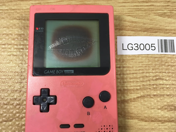 LG3005 Plz Read Item Condi GameBoy Pocket Pink Game Boy Console Japan