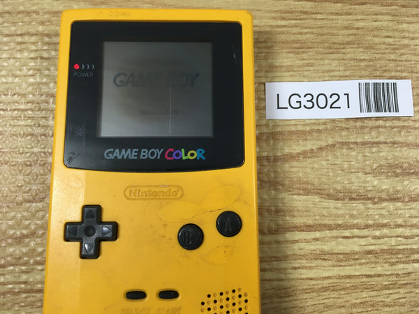 LG3021 Plz Read Item Condi GameBoy Color Yellow Game Boy Console Japan