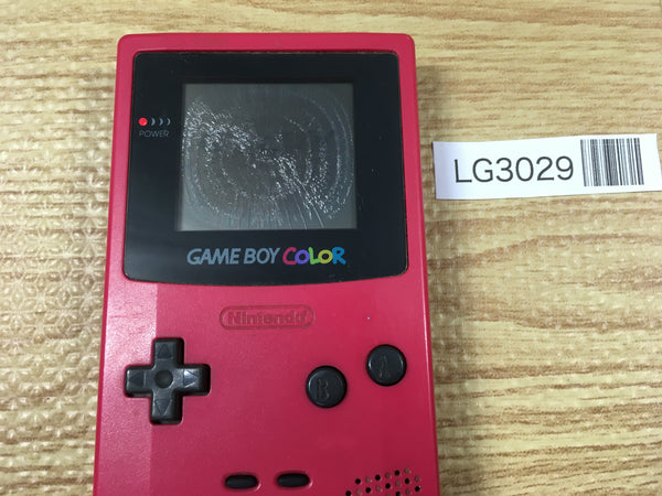 LG3029 Plz Read Item Condi GameBoy Color Red Game Boy Console Japan
