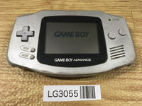 LG3055 Plz Read Item Condi GameBoy Advance Silver Game Boy Console Japan