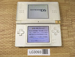 LG3093 Plz Read Item Condi Nintendo DS Lite Crystal White Console Japan
