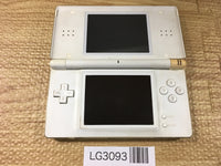 LG3093 Plz Read Item Condi Nintendo DS Lite Crystal White Console Japan