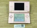 LG3098 Plz Read Item Condi Nintendo DS Lite Noble Pink Console Japan