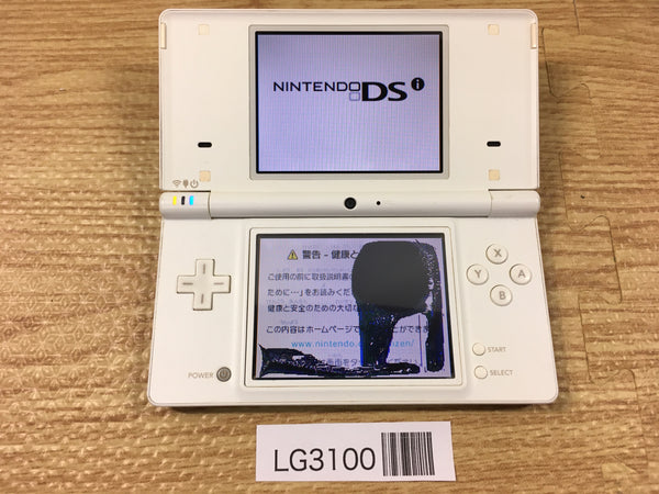 LG3100 Plz Read Item Condi Nintendo DSi DS White Console Japan