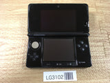 LG3102 Not Working Nintendo 3DS Clear Black Console Japan