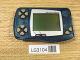 LG3104 Plz Read Item Condi Wonder Swan Skeleton Blue Bandai Console Japan
