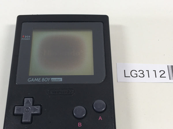 LG3112 Plz Read Item Condi GameBoy Pocket Black Game Boy Console Japan