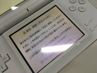 LG3192 Plz Read Item Condi Nintendo DS Lite Crystal White Console Japan