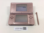 LG3193 Plz Read Item Condi Nintendo DS Lite Metallic Rose Console Japan
