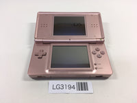 LG3194 Plz Read Item Condi Nintendo DS Lite Metallic Rose Console Japan