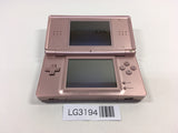 LG3194 Plz Read Item Condi Nintendo DS Lite Metallic Rose Console Japan