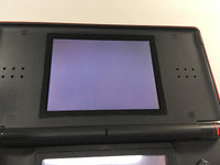 LG3199 Plz Read Item Condi Nintendo DS Lite Crimson Black Console Japan
