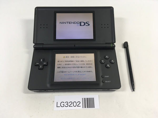 LG3202 Plz Read Item Condi Nintendo DS Lite Jet Black Console Japan