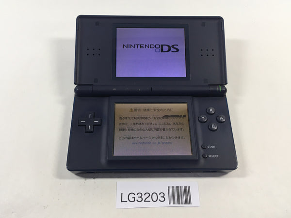 LG3203 Plz Read Item Condi Nintendo DS Lite Enamel Navy Console Japan