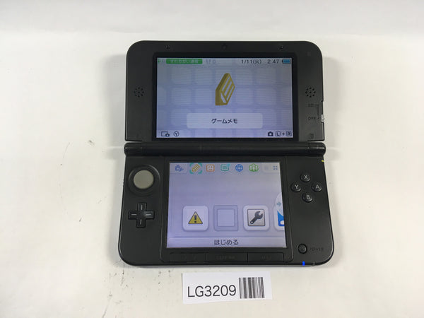 LG3209 Plz Read Item Condi Nintendo 3DS LL XL 3DS Blue Black Console Japan