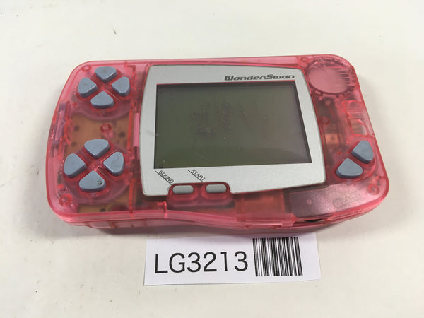 LG3213 Plz Read Item Condi Wonder Swan Skeleton Pink Bandai Console Japan