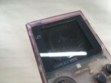 LG3224 Plz Read Item Condi GameBoy Pocket Clear Purple Game Boy Console Japan