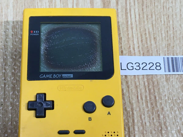 LG3228 Plz Read Item Condi GameBoy Pocket Yellow Game Boy Console Japan