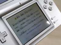 LG3309 Plz Read Item Condi Nintendo DS Lite Gross Silver Console Japan