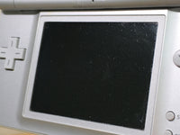 LG3309 Plz Read Item Condi Nintendo DS Lite Gross Silver Console Japan