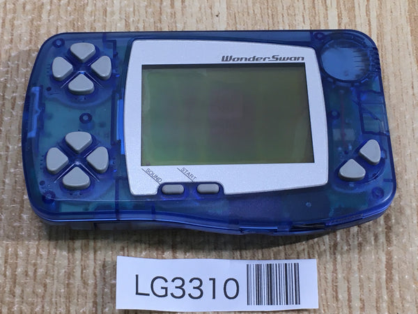 LG3310 Plz Read Item Condi Wonder Swan Skeleton Blue Bandai Console Japan