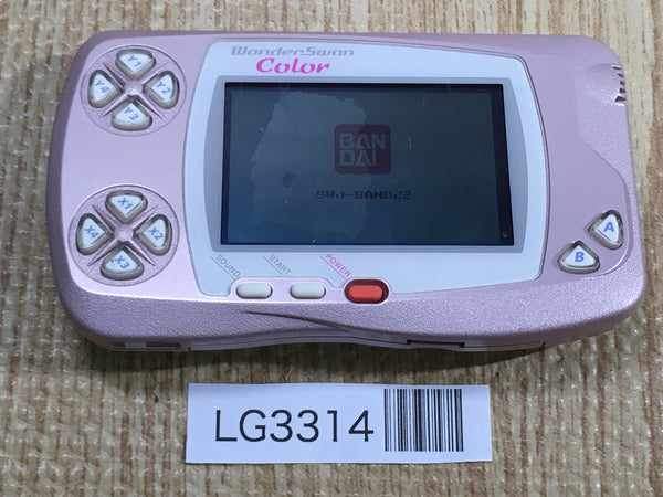LG3314 Wonder Swan Color Pearl Pink Bandai Console Japan