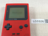 LG3326 Plz Read Item Condi GameBoy Pocket Red Game Boy Console Japan