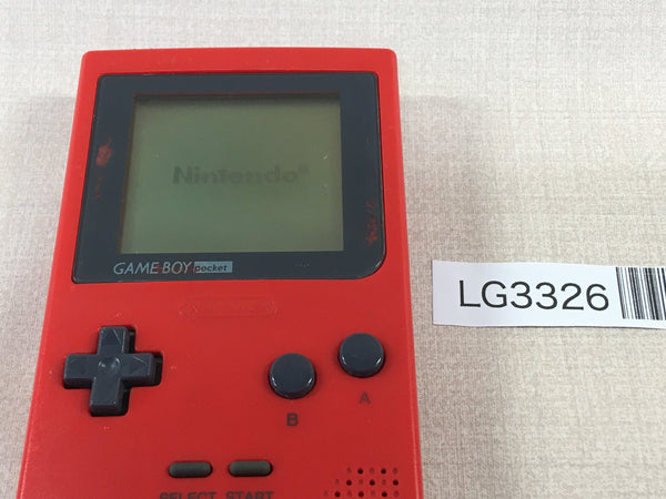 LG3326 Plz Read Item Condi GameBoy Pocket Red Game Boy Console Japan