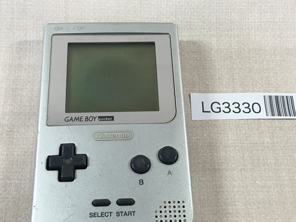 LG3330 Plz Read Item Condi GameBoy Pocket Silver Game Boy Console Japan