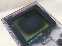 LG3332 Plz Read Item Condi GameBoy Pocket Clear Purple Game Boy Console Japan