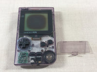 LG3332 Plz Read Item Condi GameBoy Pocket Clear Purple Game Boy Console Japan