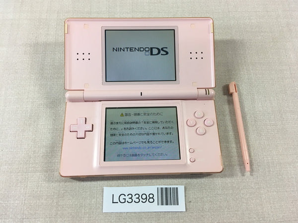 LG3398 Plz Read Item Condi Nintendo DS Lite Noble Pink Console Japan