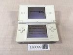 LG3399 Plz Read Item Condi Nintendo DS Lite Crystal White Console Japan