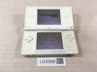 LG3399 Plz Read Item Condi Nintendo DS Lite Crystal White Console Japan