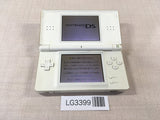 LG3399 Plz Read Item Condi Nintendo DS Lite Crystal White Console Japan