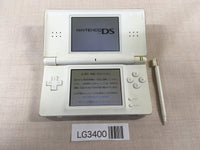 LG3400 Plz Read Item Condi Nintendo DS Lite Crystal White Console Japan
