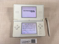 LG3401 Plz Read Item Condi Nintendo DS Lite Crystal White Console Japan