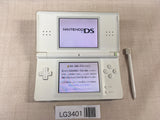 LG3401 Plz Read Item Condi Nintendo DS Lite Crystal White Console Japan