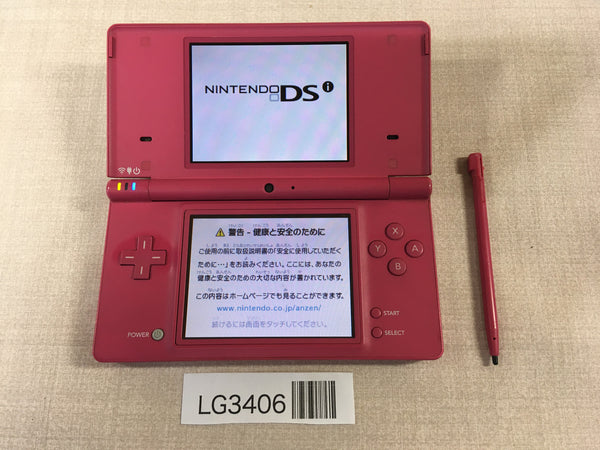 LG3406 Plz Read Item Condi Nintendo DSi DS Pink Console Japan