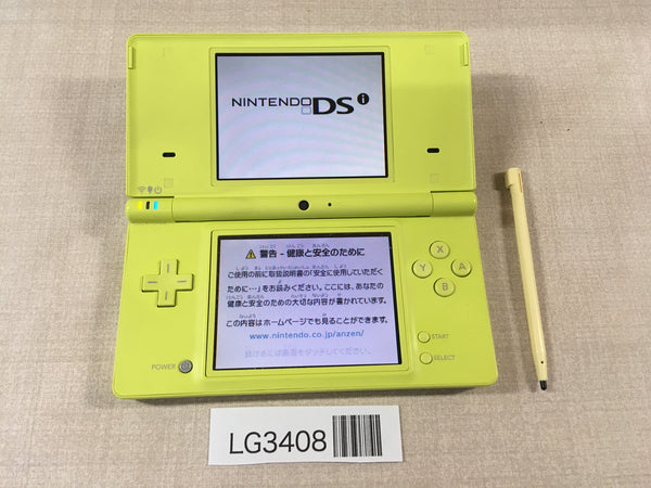 LG3408 No Battery Nintendo DSi DS Lime Green Console Japan