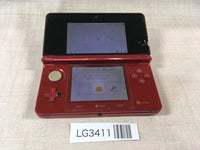 LG3411 Plz Read Item Condi Nintendo 3DS Flare Red Console Japan