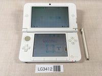 LG3412 No Battery Nintendo 3DS LL XL 3DS White Console Japan