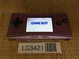 LG3421 No Battery GameBoy Micro Purple Game Boy Console Japan
