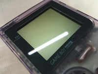 LG3425 Plz Read Item Condi GameBoy Pocket Clear Purple Game Boy Console Japan