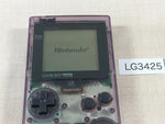 LG3425 Plz Read Item Condi GameBoy Pocket Clear Purple Game Boy Console Japan