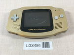 LG3491 Plz Read Item Condi GameBoy Advance Gold Game Boy Console Japan