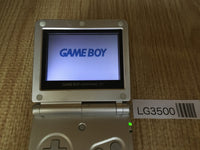 LG3500 No Battery GameBoy Advance SP Platinum Silver Game Boy Console Japan